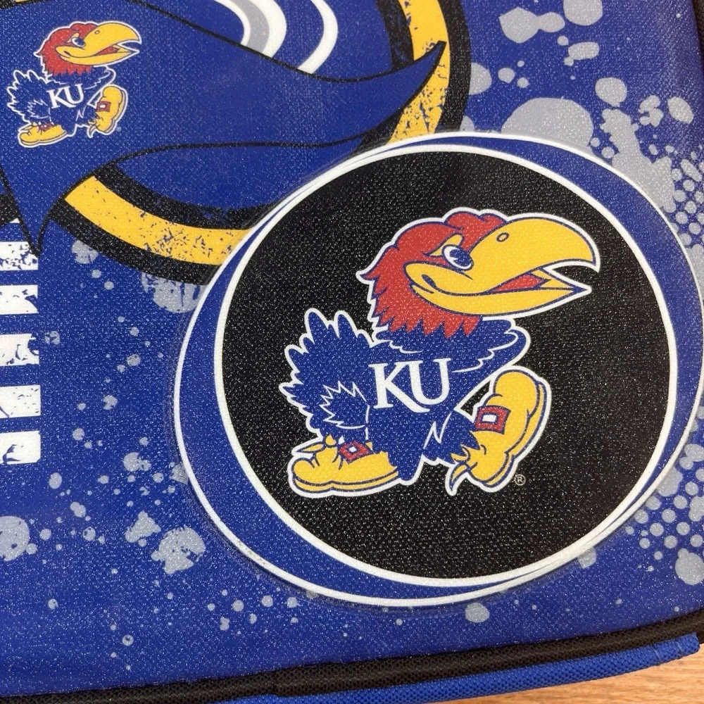 KU Kansas Jayhawks Lunch Box Bag 3D Graphic Officially Licensed‎ NEW